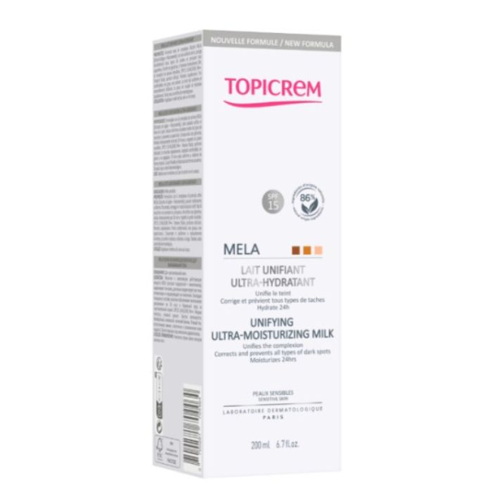 Buy Topicrem Mela Lightening Ultra Moist Milk 200 ml Life Pharmacy